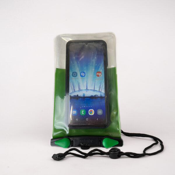 Waterdicht groen iphone 14 plus tasje